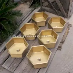 Wastafel Tembaga Kuningan